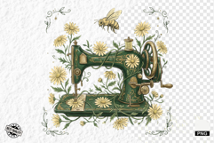 Summer Daisy Breeze Meadow Clipart Product Image 1