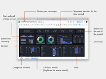 Simple Budget Tracker, Monthly Budget Tracker google sheets Product Image 4