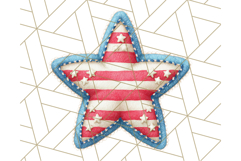 Patriotic Star Clipart PNG, Stars 4th of July PNG Graphic Product Image 5