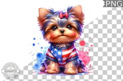 4th of July Dog Sublimation - Clipart PNG Design Product Image 1
