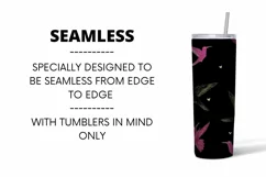 Hummingbird Tumbler Sublimation | 20 oz | Taper | Straight Product Image 2