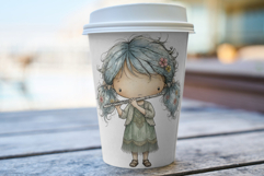 Whimsical Musician Girl Clipart Product Image 5