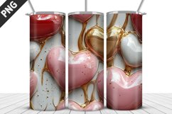 Valentines Love Skinny Tumbler PNG Wrap| Valentines Tumbler Product Image 2