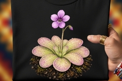Carnivorous Plant Greenhouse Clipart | Venus Flytrap PNG Product Image 4