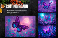 Butterfly Cutting Board Kitchen Magic Moon Flower Chopping29 Product Image 1