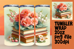 Stylish 20oz Tumbler Template , Books Product Image 1