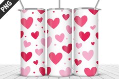 Lovely Hearts Tumbler Design | Valentine&#039;s Day Tumbler Wrap Product Image 2