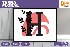 Terra Floral Monogram Product Image 1