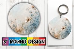 Vibrant Creations: Abstract Pattern Keychain Gallery Product Image 1