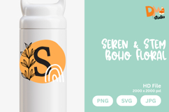 Seren &amp; Stem Boho Floral Monogram Product Image 1