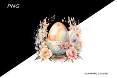 Easter Clipart, Easter Egg Clipart, Easter Bunny Png Product Image 1