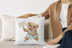 Mother's Day Teddy Bear Clipart Product Image 6