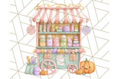 Haunted Sweet Shoppe PNG Clipart, Pastel Halloween Bakery Product Image 4