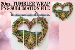 Floral Harmony Tumbler Sublimation - Summer Splendor Product Image 1