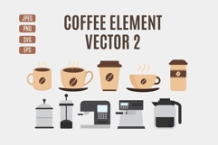Modern Coffee Vector Elements Product Image 1