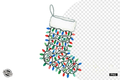 Merry Christmas Lights Clipart Product Image 1