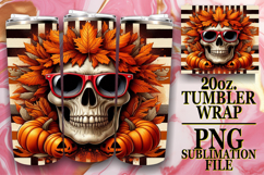 GIFT OF RADIANCE 20oz TUMBLER WRAP, Skull Product Image 1