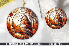 Animals Stained Glass Ornament Bundle, 30 High-Quality PNG Product Image 13