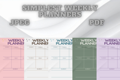best simplest weekly planner freebie 63, free Weekly planner Product Image 1