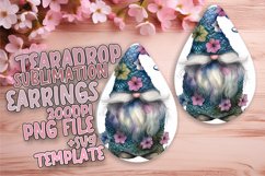 Playful Gnome Parade: Watercolor Teardrop Whimsy Product Image 1