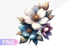 Flowers Sublimation - Clipart PNG Design Product Image 1