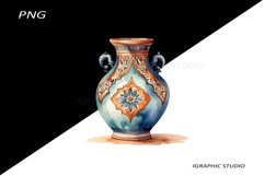 Watercolor Moroccan Clipart Product Image 1