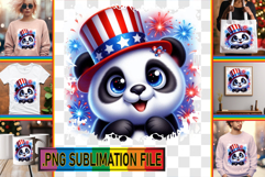 Cheerful TSHIRT Art Magic PNG, USA Animals Product Image 1