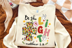 Brushstroke Be The Light Png, Jesus Bible Verse, Christmas Product Image 2