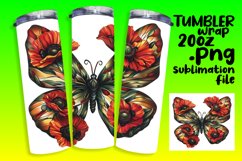Blossom Beauty Tumbler Sublimation 20oz Product Image 1