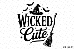 Wicked Cute Svg | Halloween Svg | Svg Cut Files Product Image 1