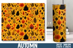Autumn Tumbler Wrap, Tumbler Wrap PNG Product Image 1