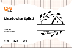 Meadowise Split Monogram Product Image 1