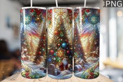 Christmas Tree Tumbler Wrap Design |High Quality 300 Dpi Product Image 1
