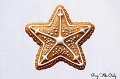 Christmas Gingerbread Clipart PNG Product Image 1