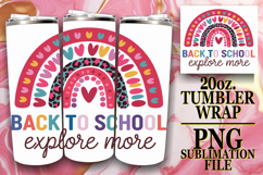 Blissful love 20oz tumbler wrap, Back To School Product Image 1