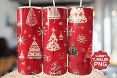 Christmas Red Tumbler | Christmas Tumbler Wrap Product Image 1