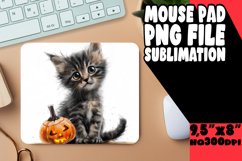 Spooky Pumpkin Animal Mouse Pad PNG Product Image 1