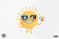 Cute Summer Sun Clipart Product Image 1