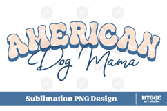 American Dog Mama Papa 4th of July USA Paw DTF PNG Bundle Product Image 2
