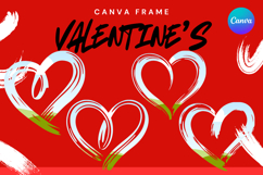 Heart Canva Frame Love Heart Valentine Shape Photo Frame_29 Product Image 1