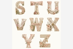 Embroidered Christian Scripture Alphabet PNG Bundle Product Image 3