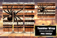 Sublimation Tumbler Template , Halloween Product Image 1