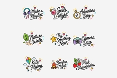 Summer Bucket List Clipart PNG, 40 Summer Activity Product Image 3