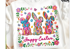 Crochet Easter Png Yarn Easter Bunny Png Product Image 1