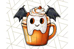 Monster Café Halloween PNG Clipart, Coffee Holiday Clip Art Product Image 5