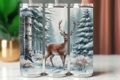 Tumbler Wrap 20 oz - deer in the forest Product Image 1