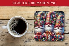 square coaster - three gnomes Product Image 1