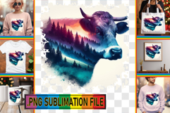 Elegant TSHIRT Designs PNG, Animals Art Product Image 1