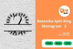 Botanika Split Ring Monogram Product Image 1