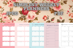 best simplest weekly planner freebie 42,free Weekly planners Product Image 1